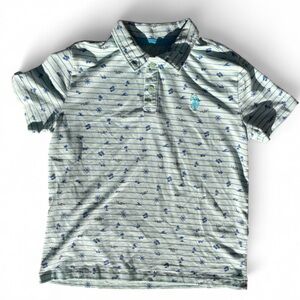 U.S. Polo Assn. Kids Polo Shirt with Blue Stripes